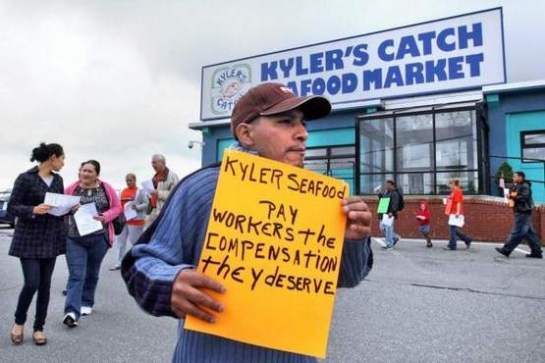 GHRC/USA Supports Demands of Workers Fired from Kyler Seafood