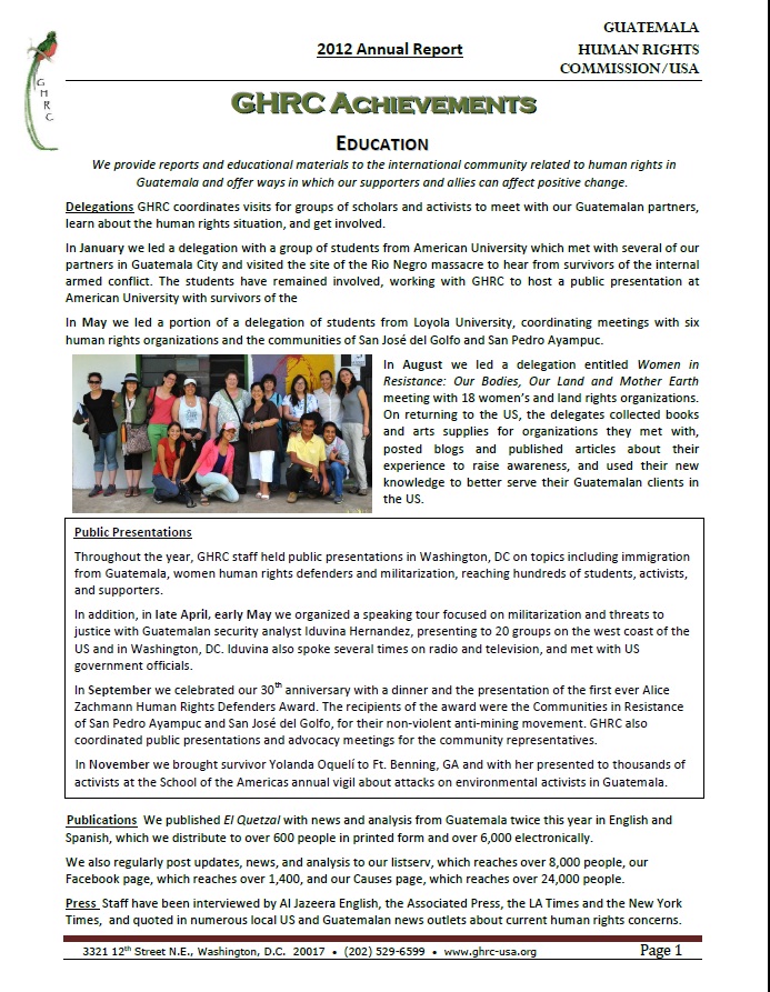 2012 Annual Report